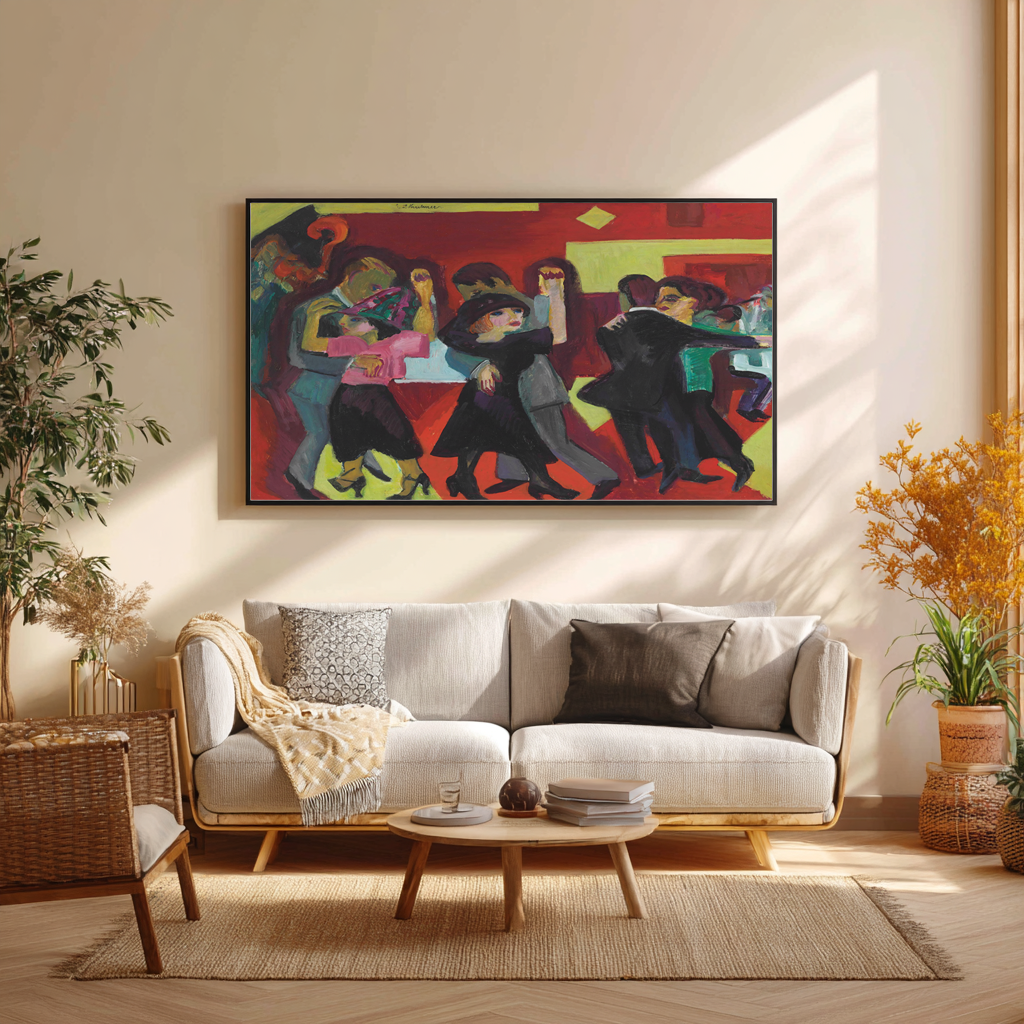 La danseuse - Ernst Ludwig Kirchner - Toile premium 430g (qualité galerie)