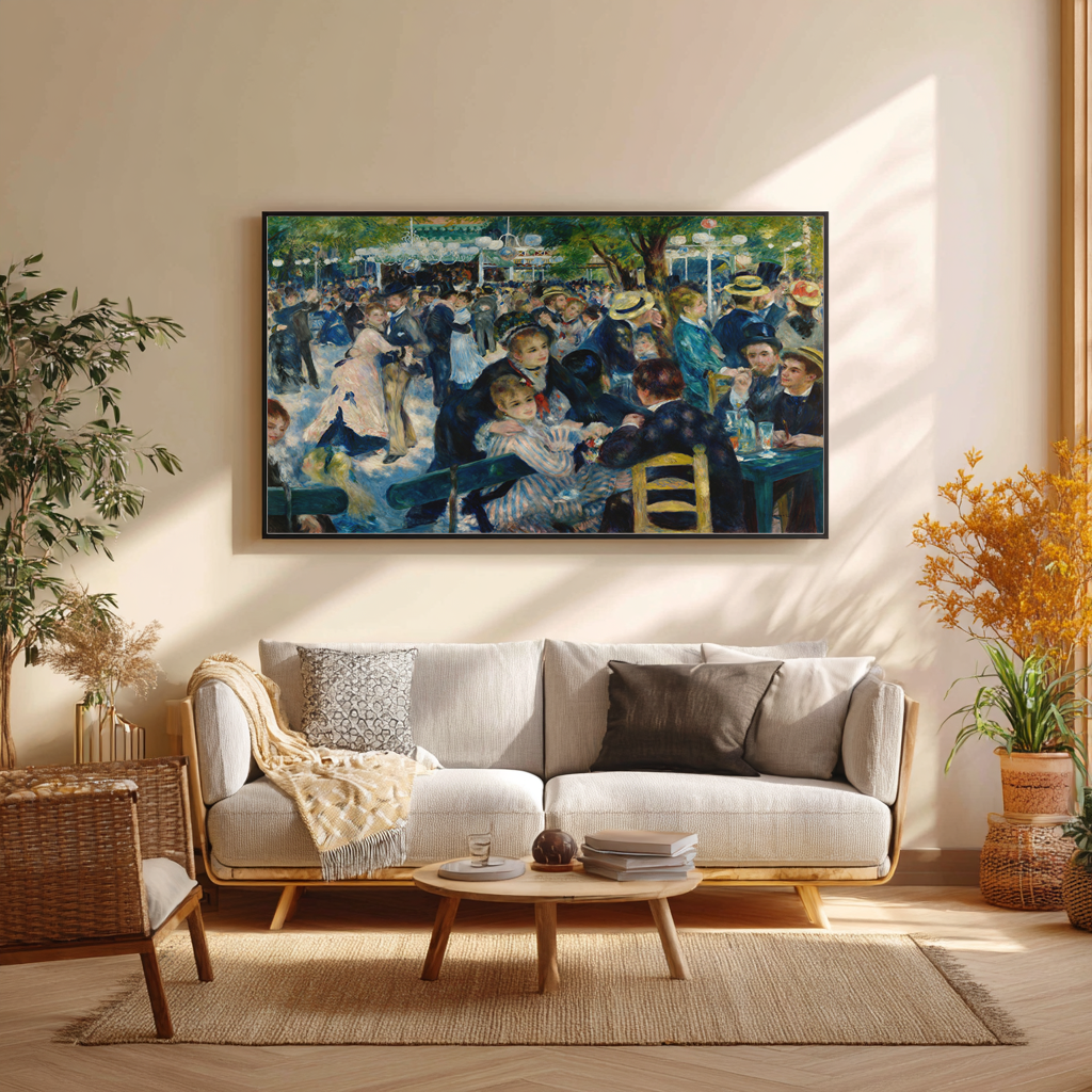 Bal du moulin de la Galette - Pierre-Auguste Renoir - Premium canvas 430g (gallery quality)