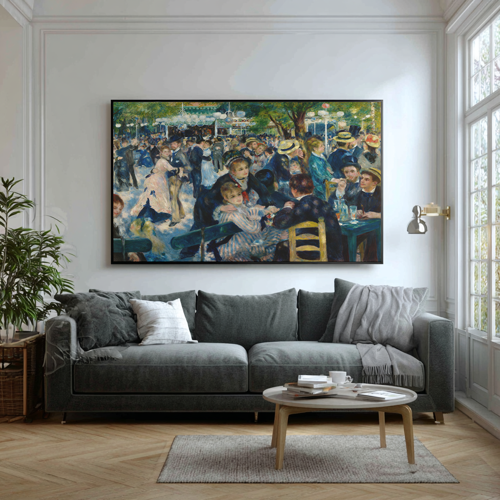 Bal du moulin de la Galette - Pierre-Auguste Renoir - Premium canvas 430g (gallery quality)