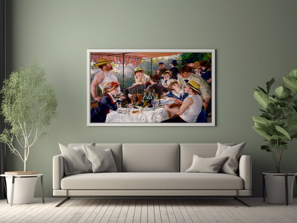 Le Déjeuner des canotiers - Pierre-Auguste Renoir - Toile premium 430g (qualité galerie)