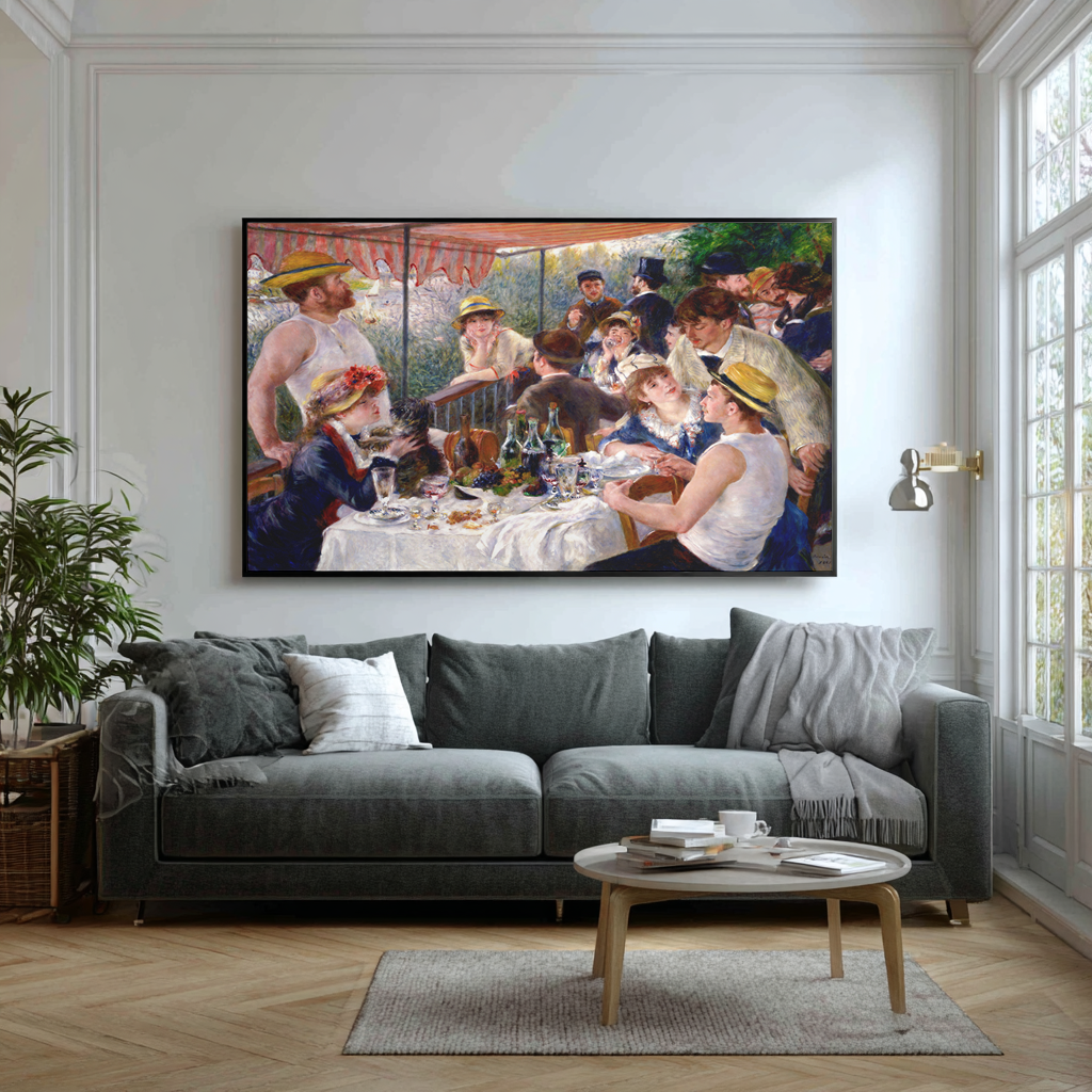 Luncheon of the Boating Party - Pierre-Auguste Renoir - Premium canvas 430g (gallery quality)