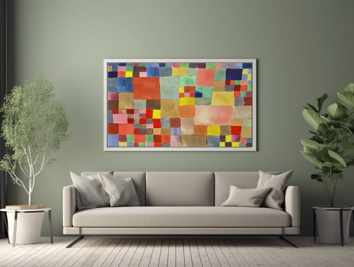 Flora on Sand - Paul Klee - Premium canvas 430g (gallery quality)