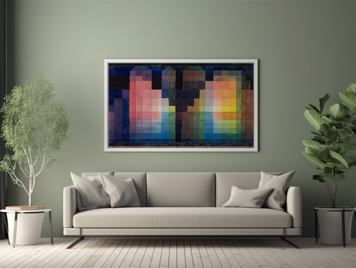 City fiesta - Paul Klee - Premium canvas 430g (gallery quality)