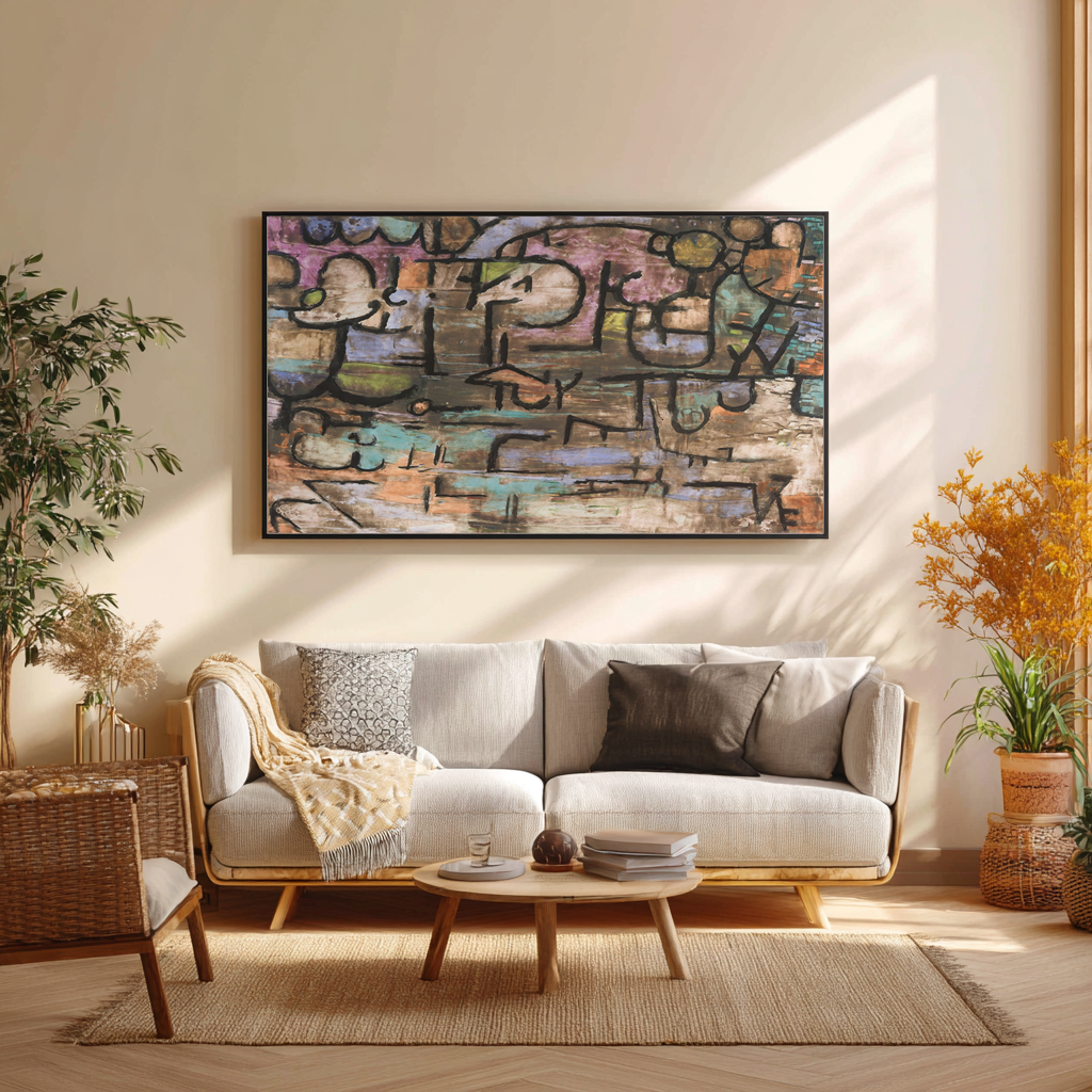 Après l'inondation - Paul Klee - Toile premium 430g (qualité galerie)