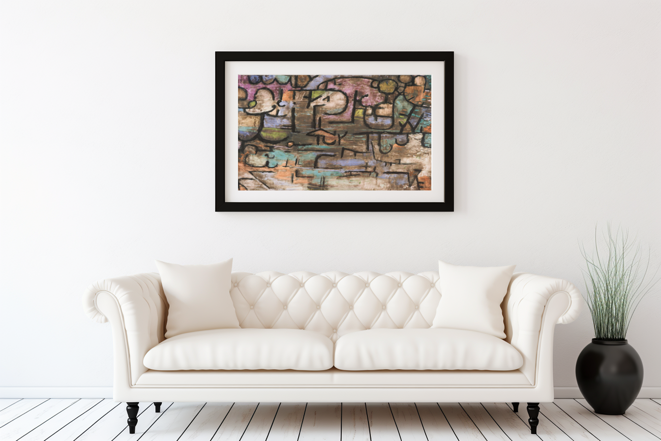 After the Flood - Paul Klee - Premium canvas 430g (gallery quality)