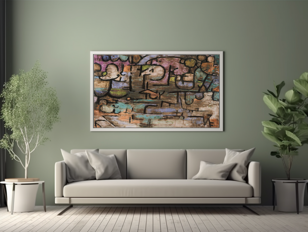 Après l'inondation - Paul Klee - Toile premium 430g (qualité galerie)