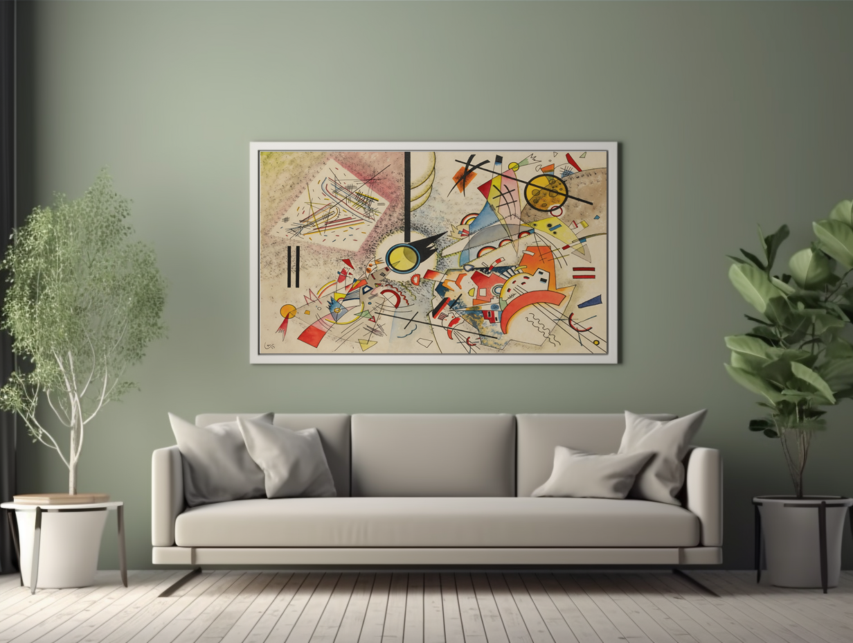 Sans titre - Vassily Kandinsky - Toile premium 430g (qualité galerie)