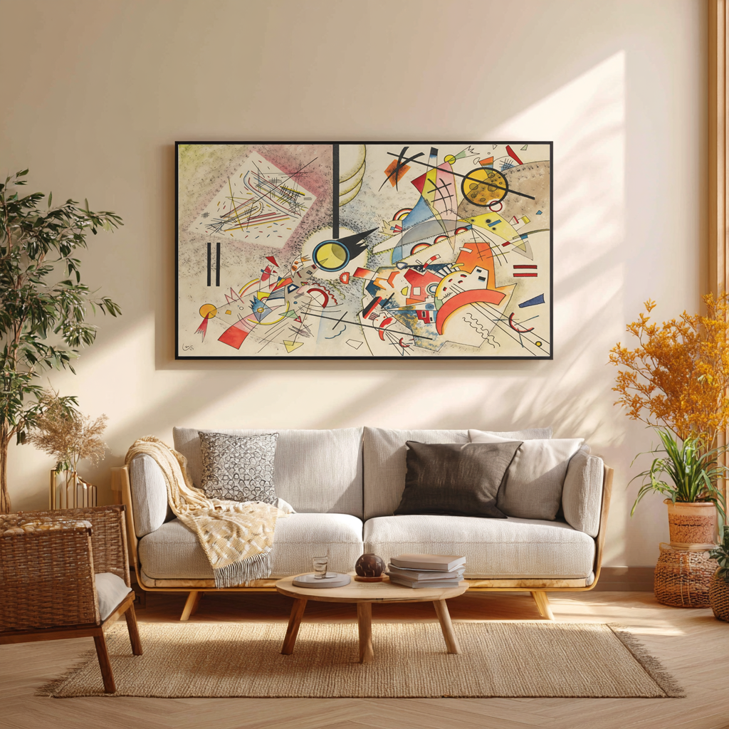 Sans titre - Vassily Kandinsky - Toile premium 430g (qualité galerie)