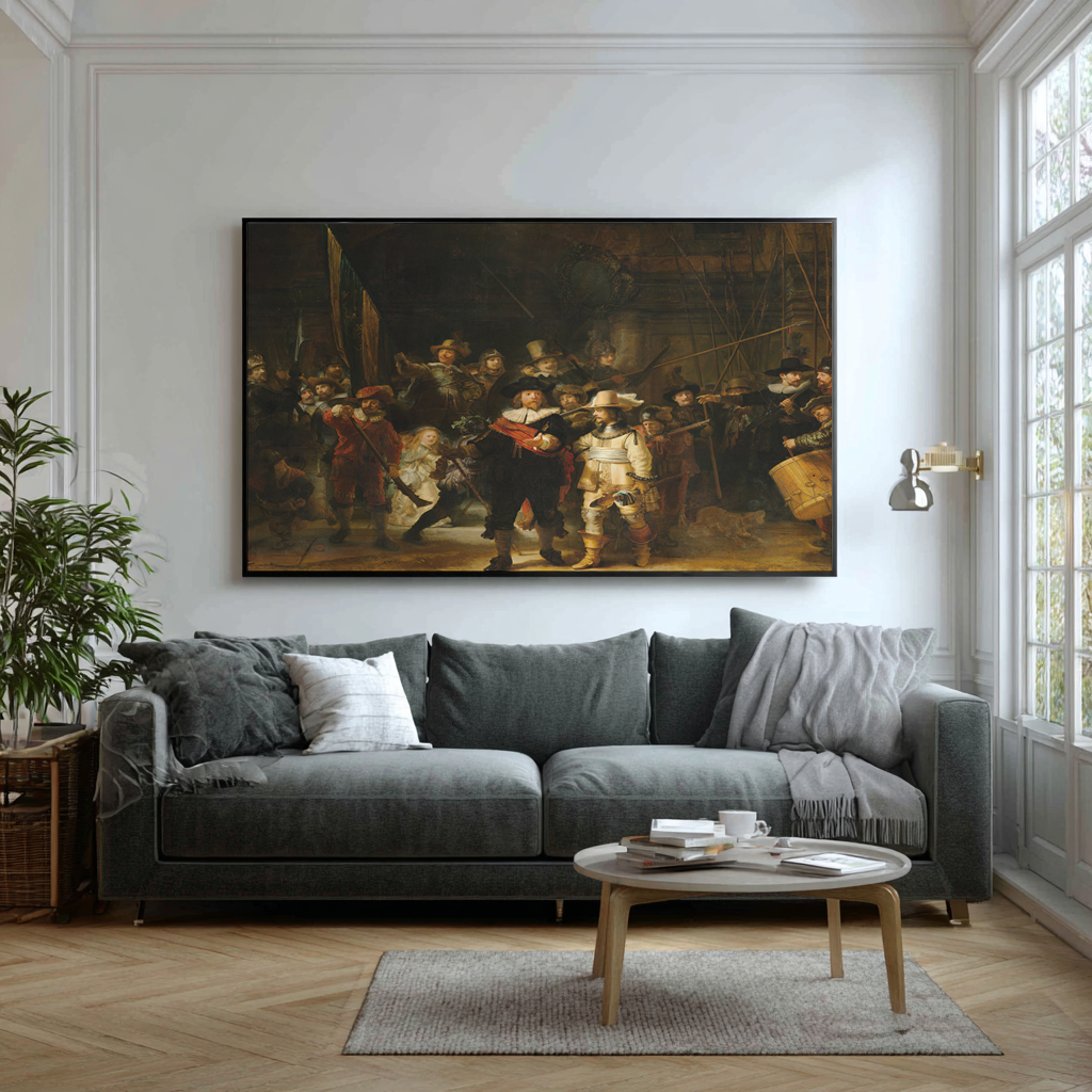 The Night Watch - Rembrandt Van Rijn - Premium canvas 430g (gallery quality)