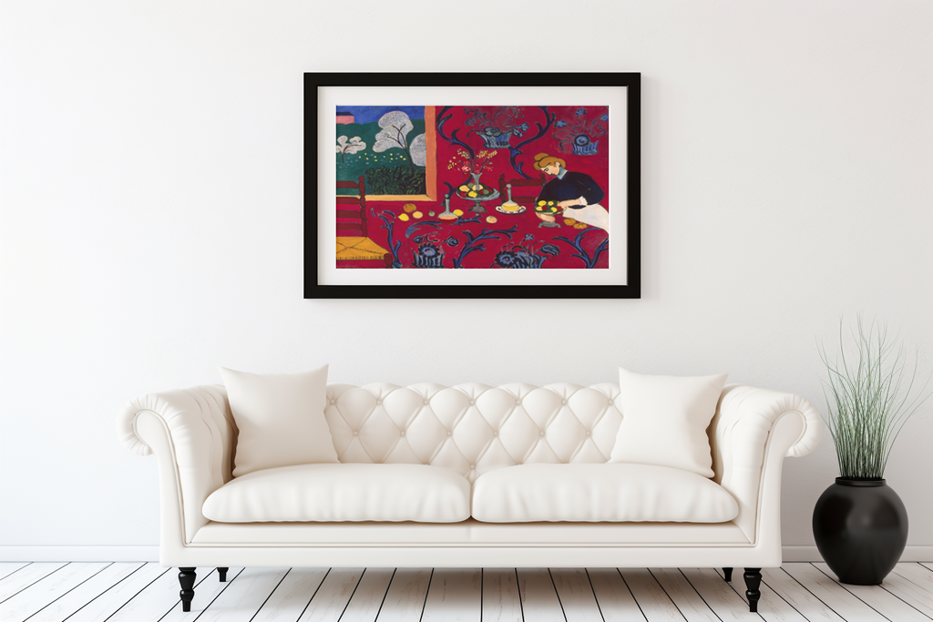 La Chambre Rouge - Henri Matisse - Toile premium 430g (qualité galerie)