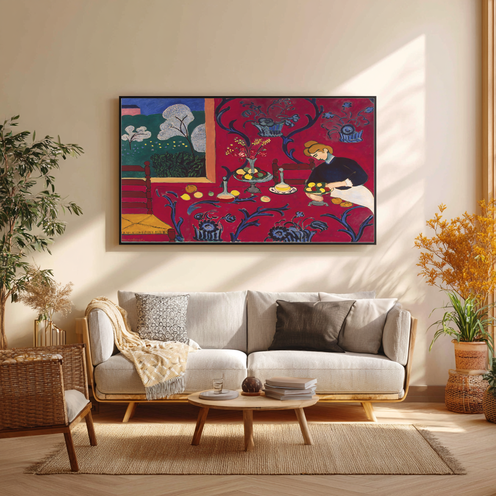 La Chambre Rouge - Henri Matisse - Toile premium 430g (qualité galerie)