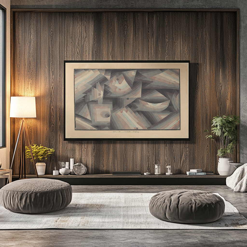 Gradation of Crystal - Paul Klee - Premium Canvas 430g (gallery quality)