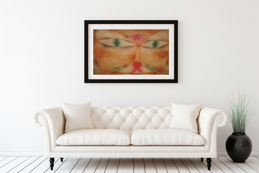 The Cat and the Bird - Paul Klee - Premium canvas 430g (gallery quality)