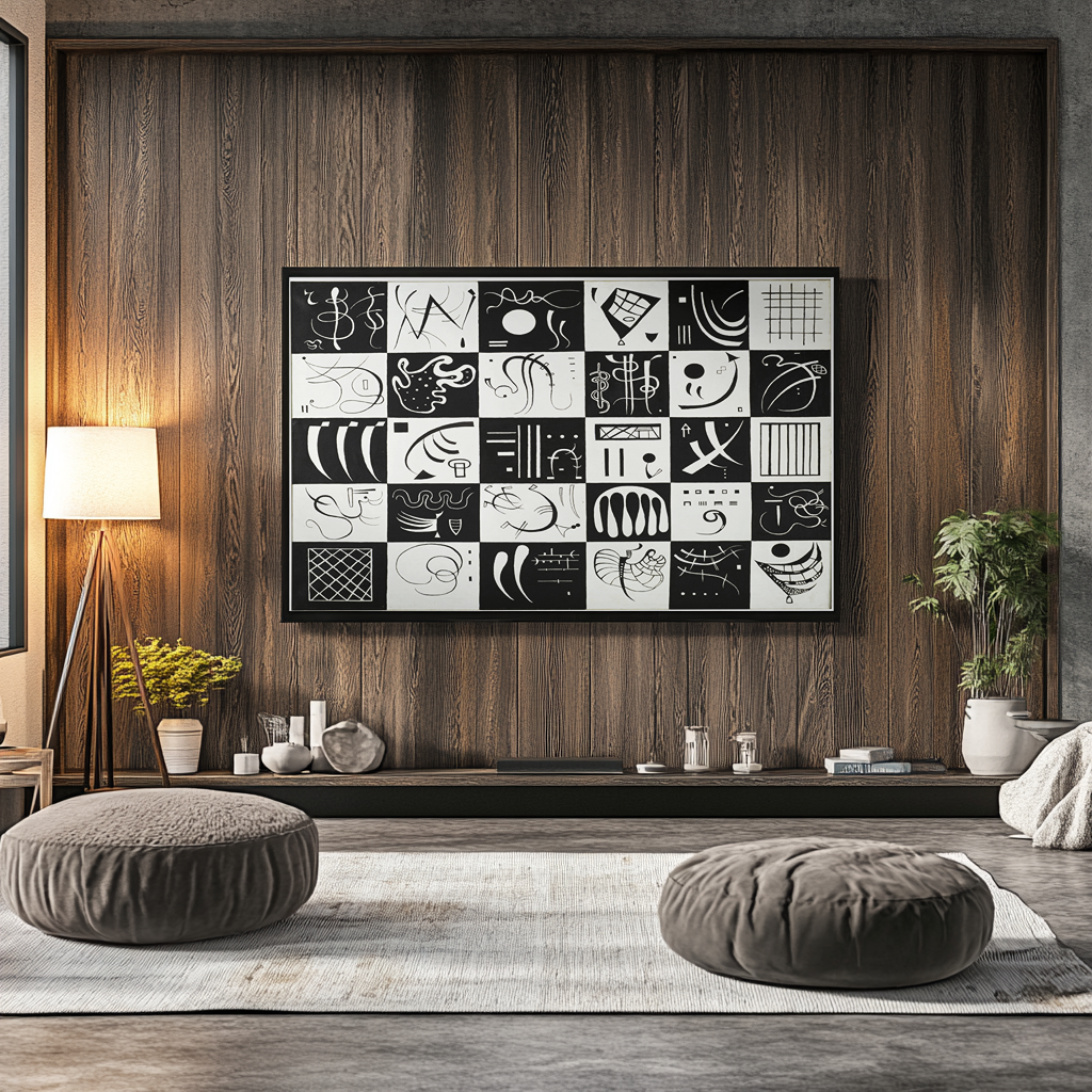 Trente - Vassily Kandinsky - Toile premium 430g (qualité galerie)