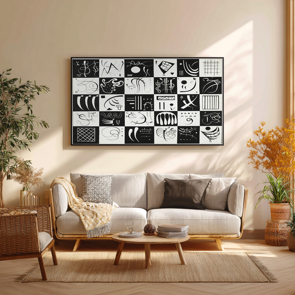 Trente - Vassily Kandinsky - Toile premium 430g (qualité galerie)