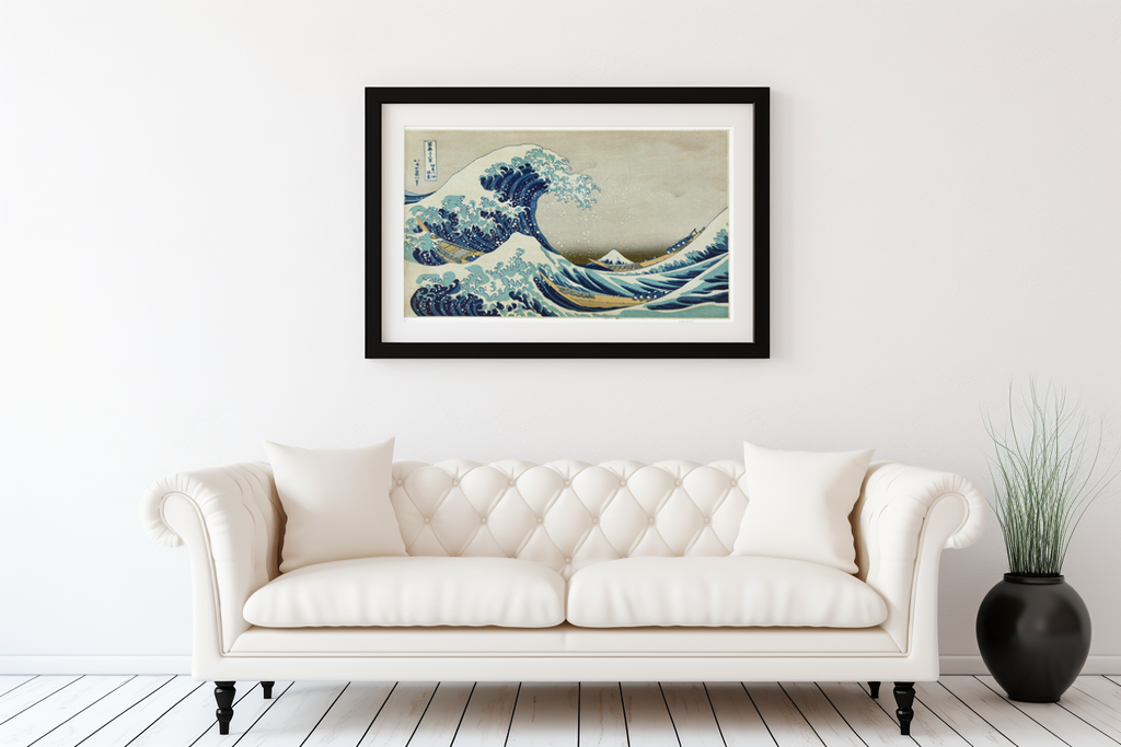 The Great Wave off Kanagawa - Katsushika Hokusai - Premium Canvas 430g (gallery quality)