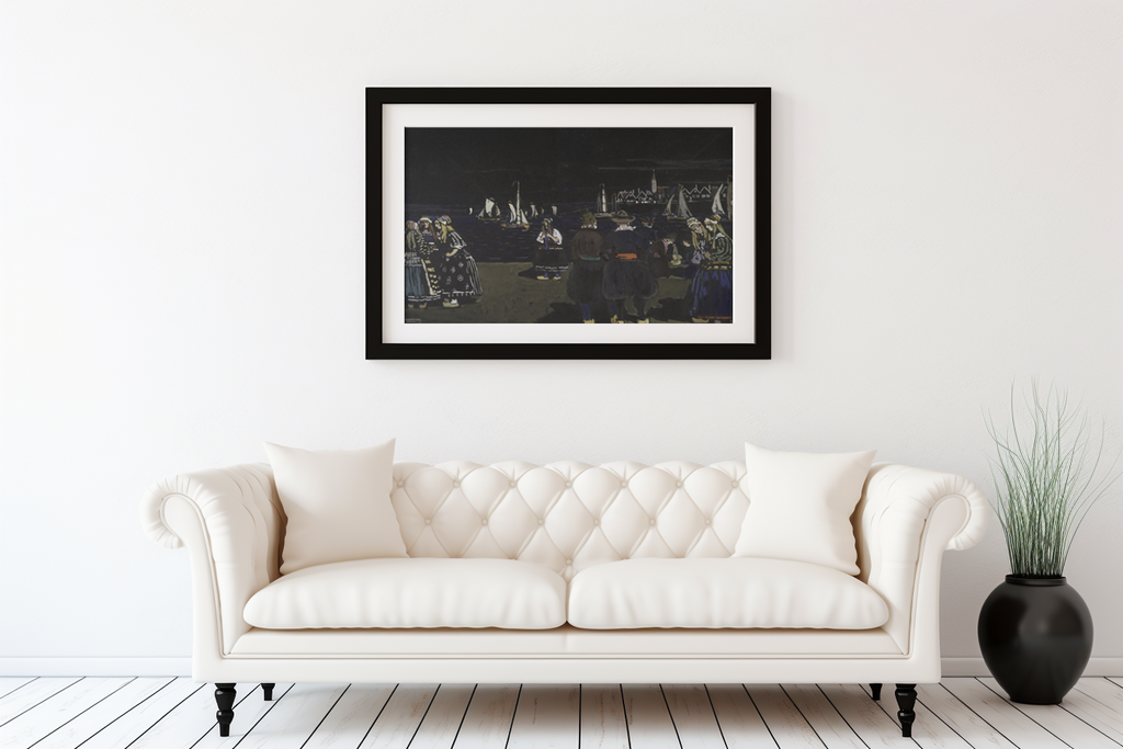 Samedi soir - Vassily Kandinsky - Toile premium 430g (qualité galerie)