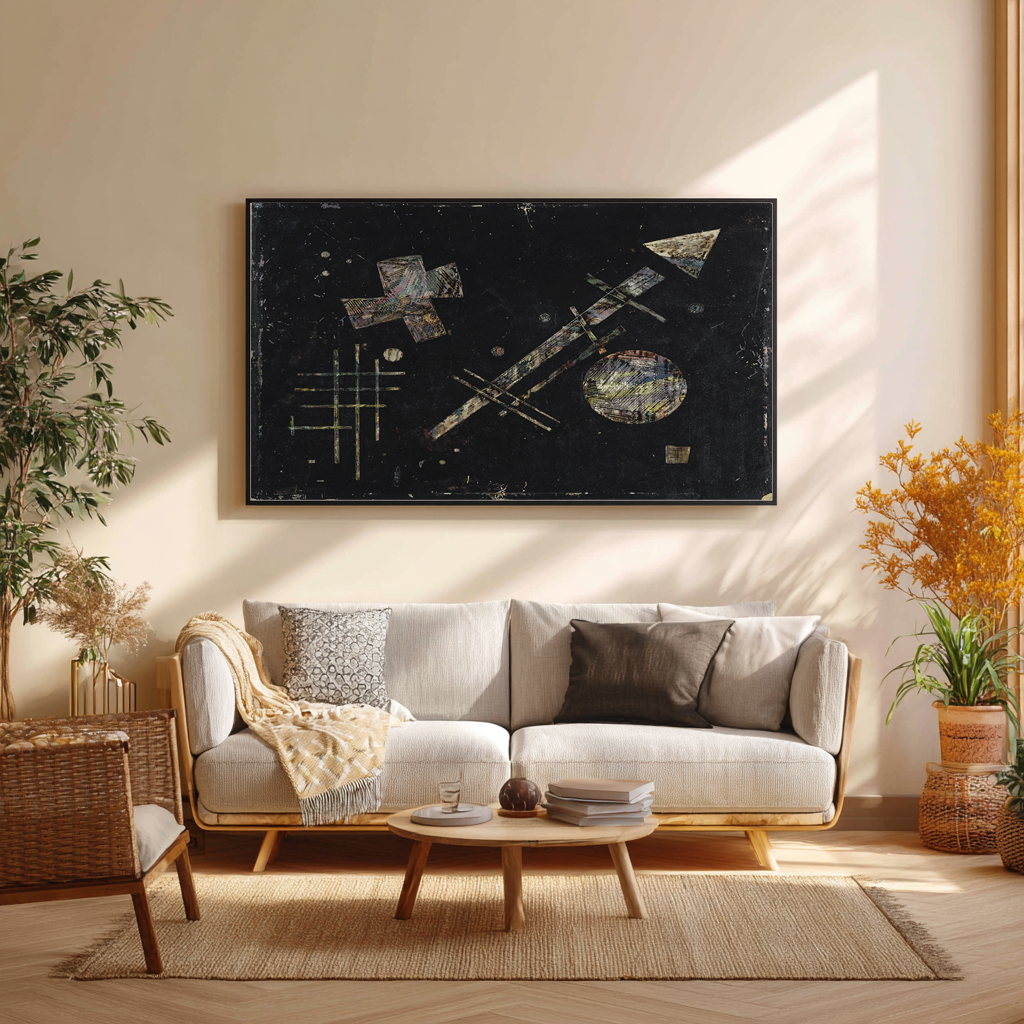 Sons isolés - Vassily Kandinsky - Toile premium 430g (qualité galerie)
