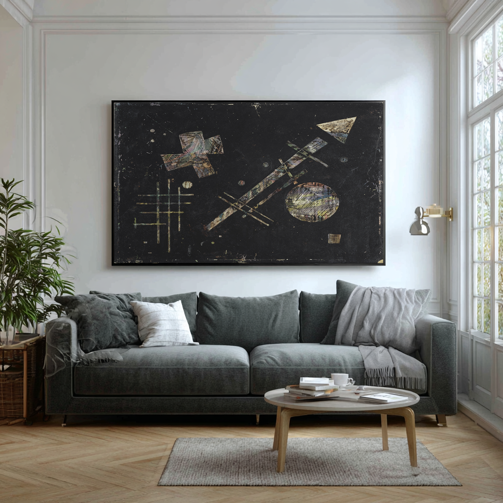 Sons isolés - Vassily Kandinsky - Toile premium 430g (qualité galerie)