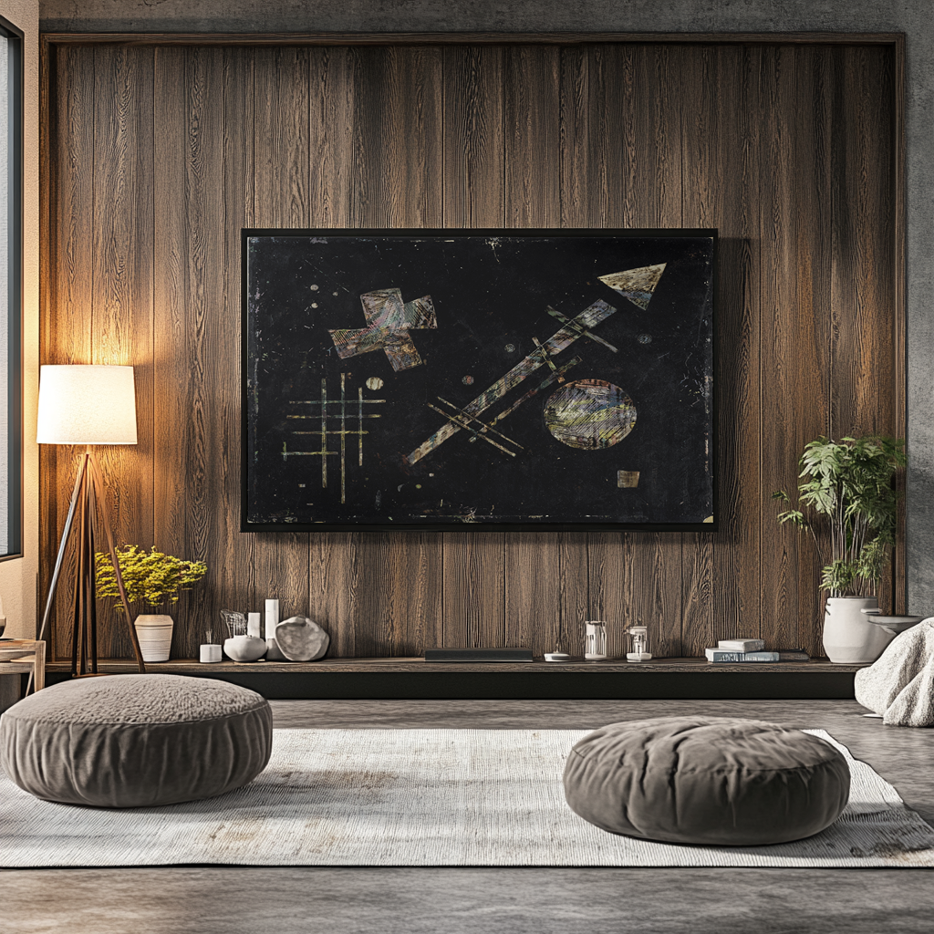 Sons isolés - Vassily Kandinsky - Toile premium 430g (qualité galerie)