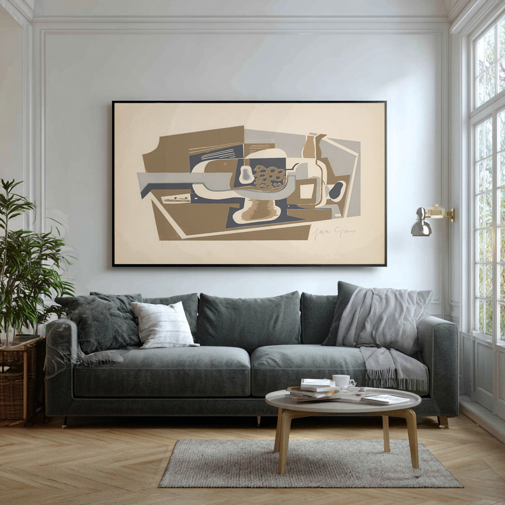 Still Life - Juan Gris - Premium Canvas 430g (gallery quality)