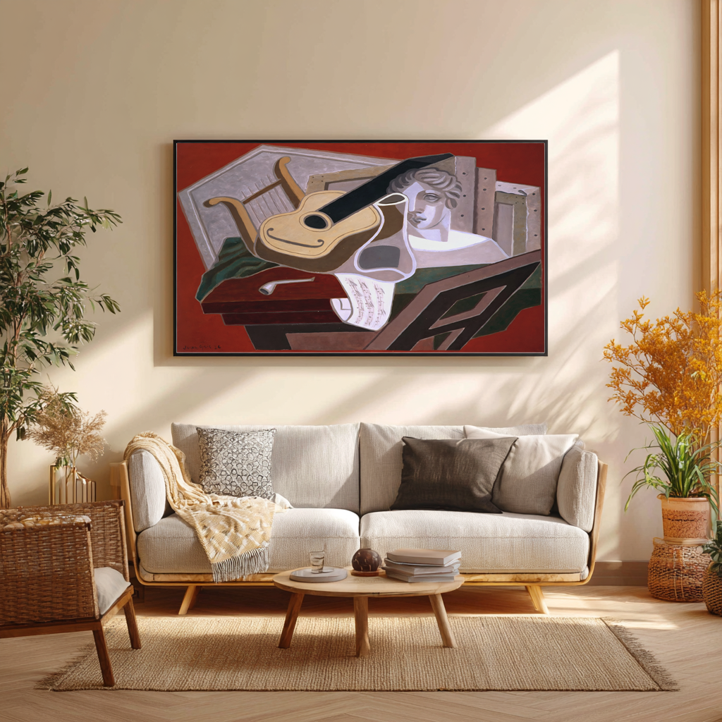Musician's Table - Juan Gris - Premium Canvas 430g (gallery quality)
