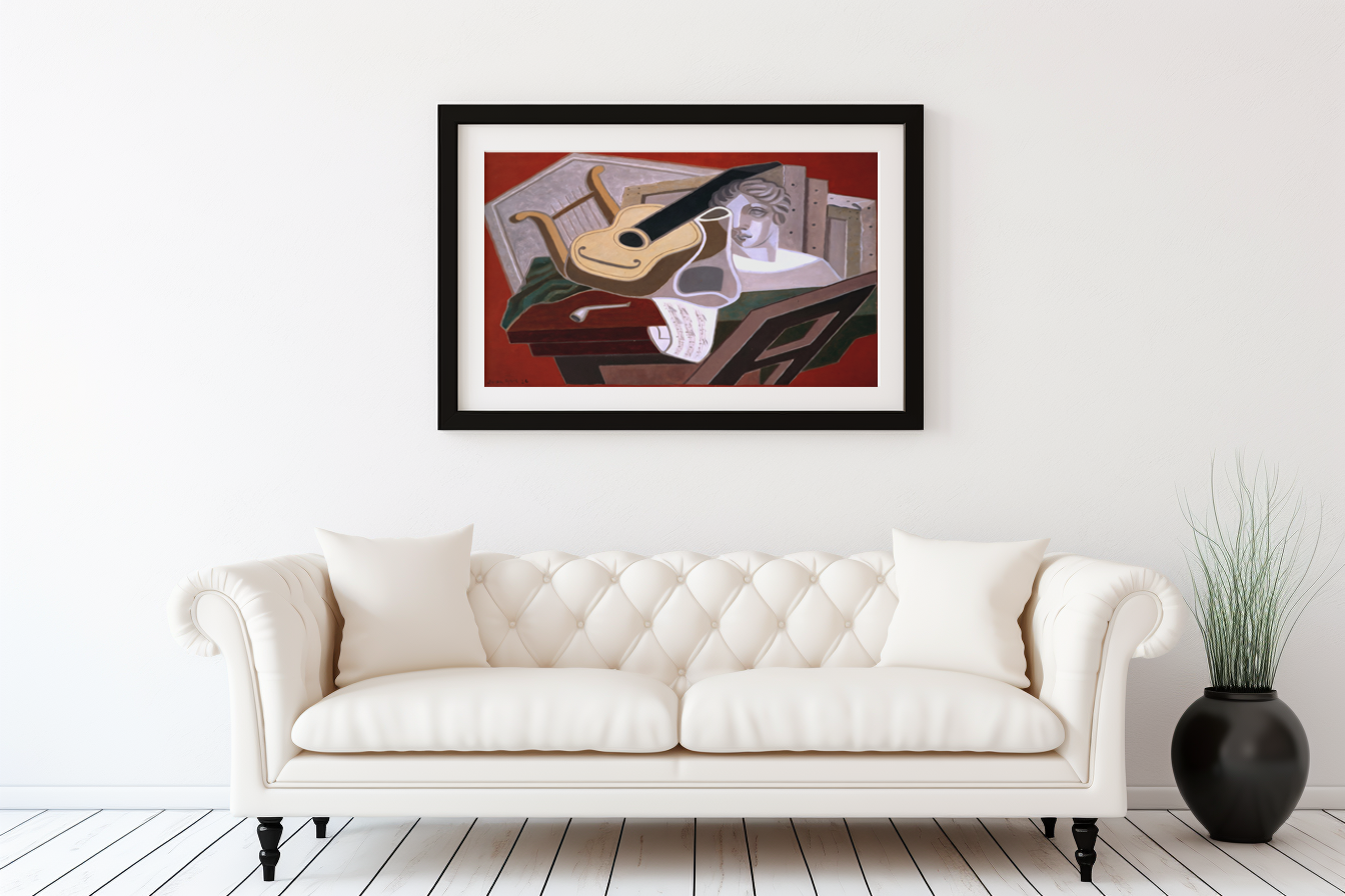 Musician's Table - Juan Gris - Premium Canvas 430g (gallery quality)