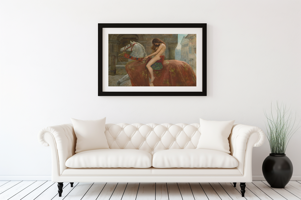 Lady Godiva - John Collier - Toile premium 430g (qualité galerie)