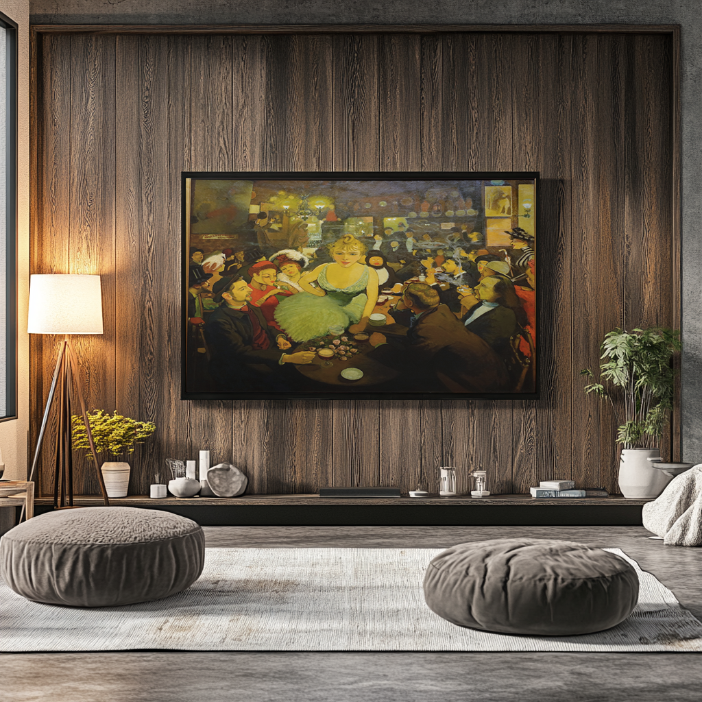 Dans le Mirliton de Bruant - Louis Anquetin - Toile premium 430g (qualité galerie)
