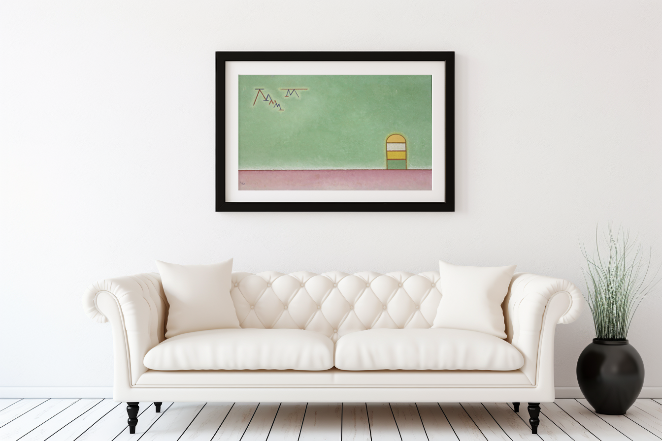 Vide Vert - Wassily Kandinsky - Toile premium 430g (qualité galerie)