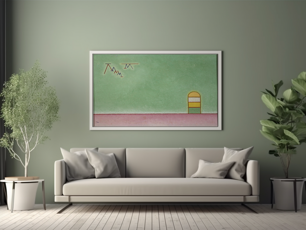 Vide Vert - Wassily Kandinsky - Toile premium 430g (qualité galerie)