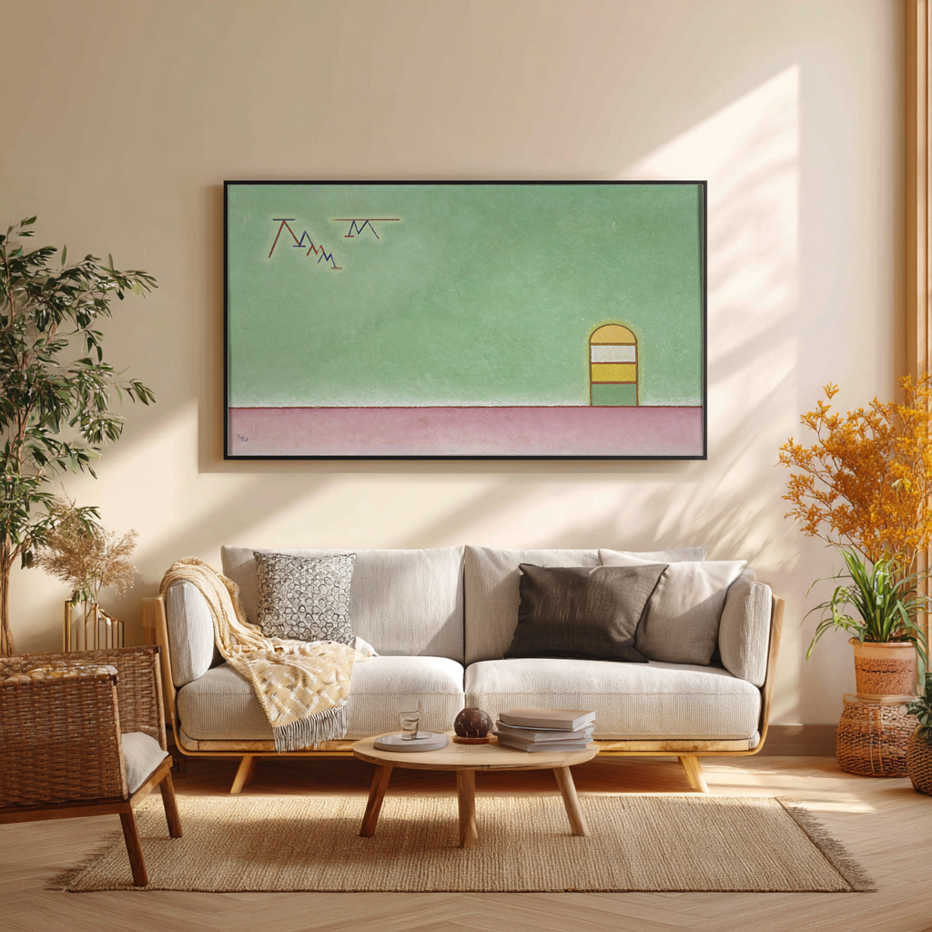 Vide Vert - Wassily Kandinsky - Toile premium 430g (qualité galerie)