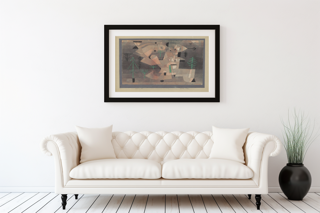Plan de jardin - Paul Klee - Toile premium 430g (qualité galerie)