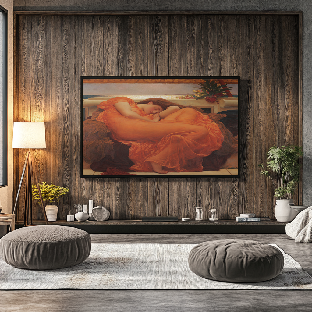 Soleil ardent de juin - Sir Frederic Leighton - Toile premium 430g (qualité galerie)