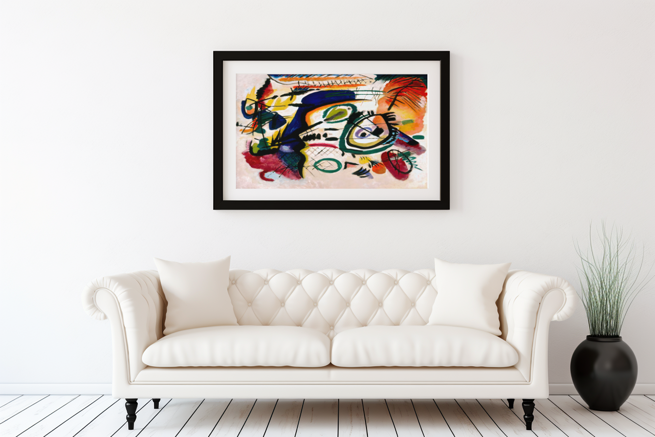 Fragment I pour la composition VII - Vassily Kandinsky - Toile premium 430g (qualité galerie)