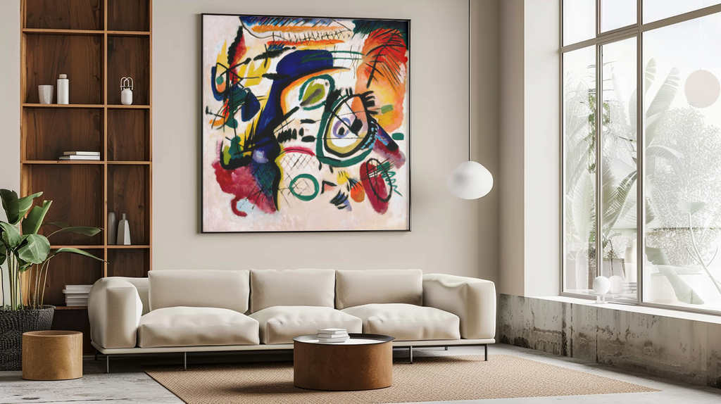 Fragment I pour la composition VII - Vassily Kandinsky - Toile premium 430g (qualité galerie)