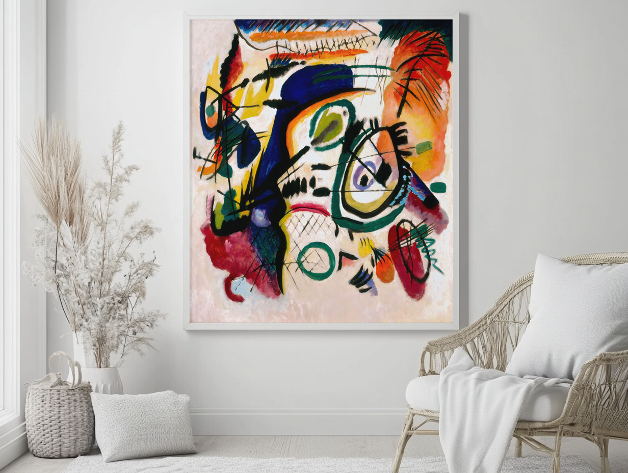 Fragment I pour la composition VII - Vassily Kandinsky - Toile premium 430g (qualité galerie)