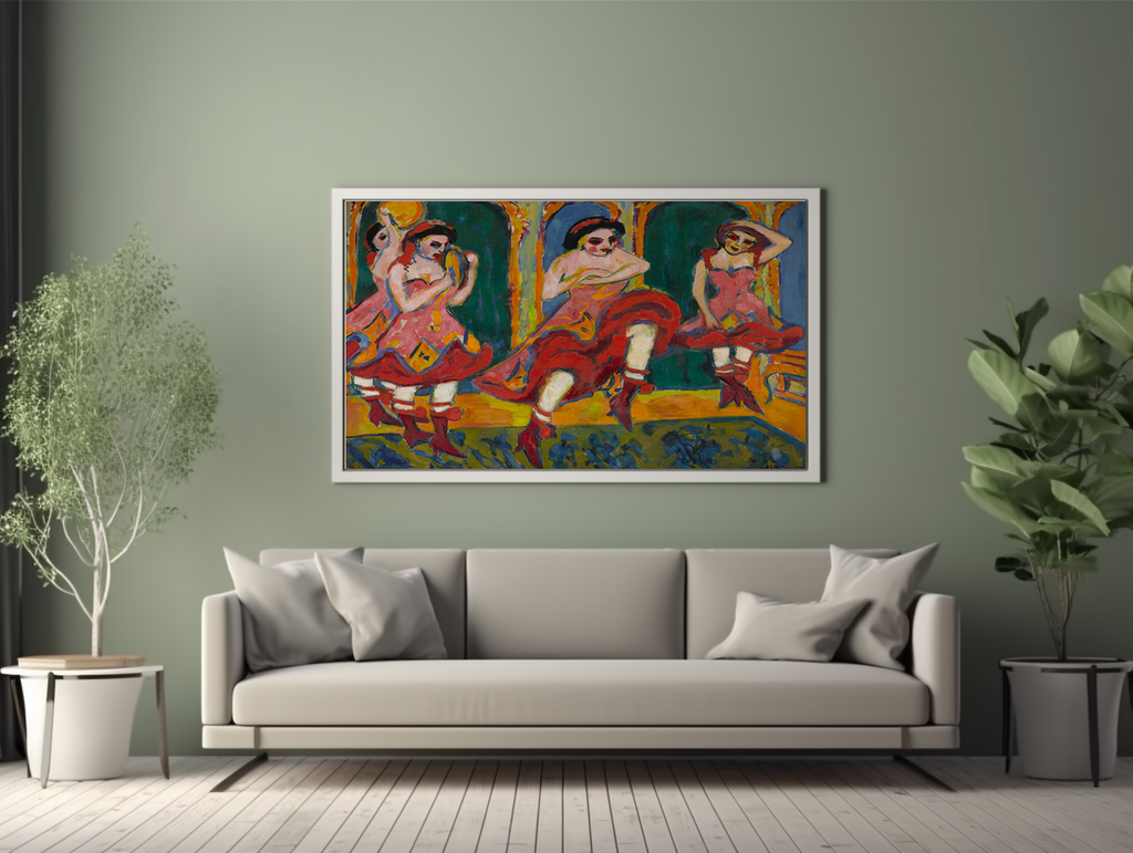 Danseuses de Csardas - Ernst Ludwig Kirchner - Toile premium 430g (qualité galerie)