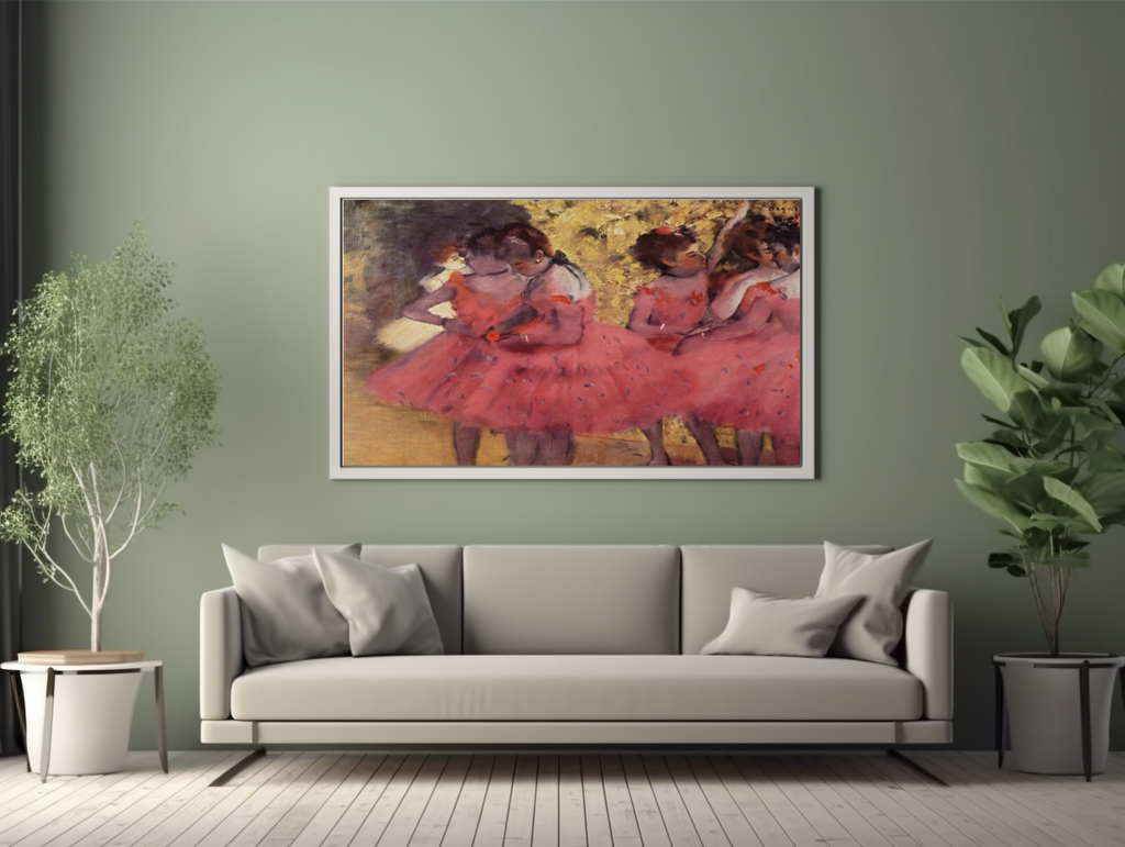 Ballerines roses - Edgar Degas - Toile premium 430g (qualité galerie)