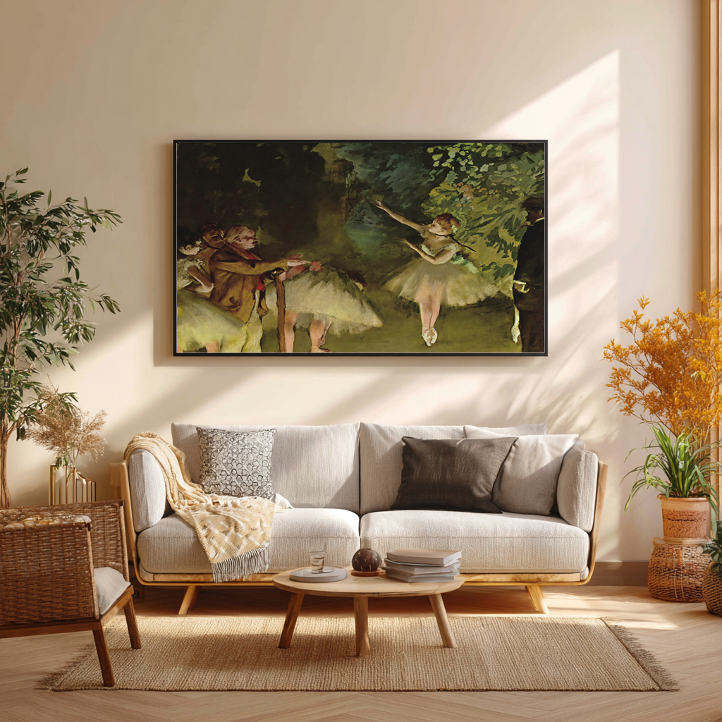 Répétition de ballet - Edgar Degas - Toile premium 430g (qualité galerie)
