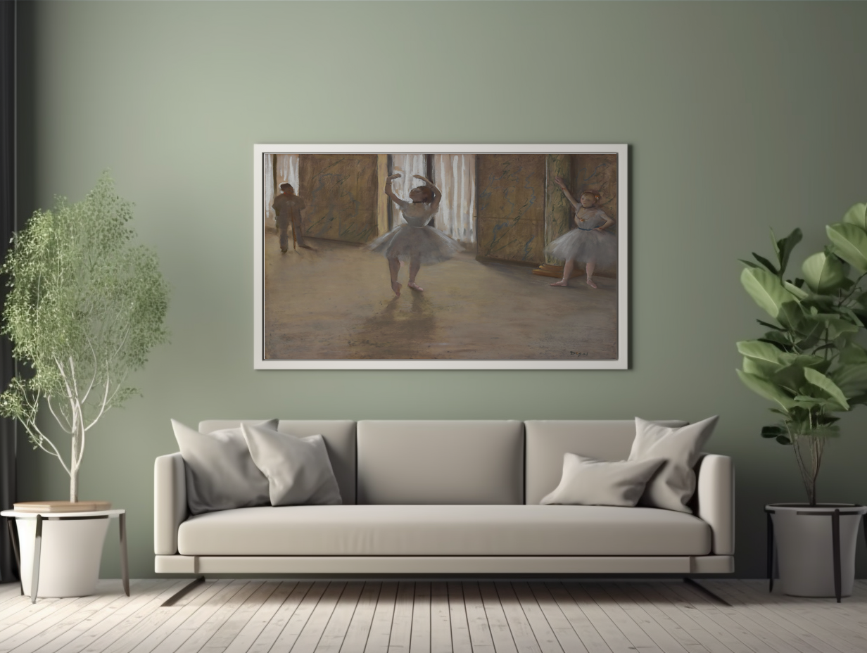 The Dance Class - Edgar Degas - Premium canvas 430g (gallery quality)