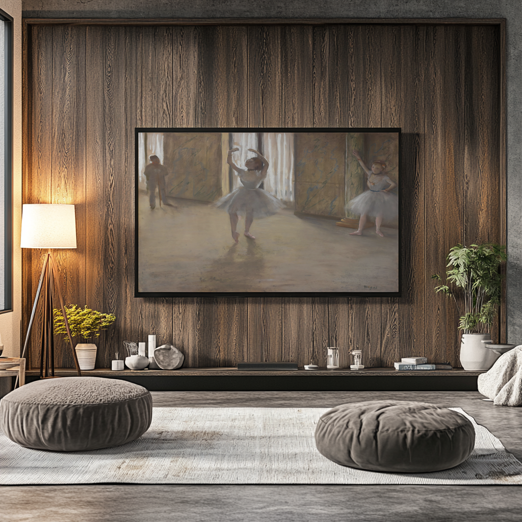 La Classe de Danse - Edgar Degas - Toile premium 430g (qualité galerie)