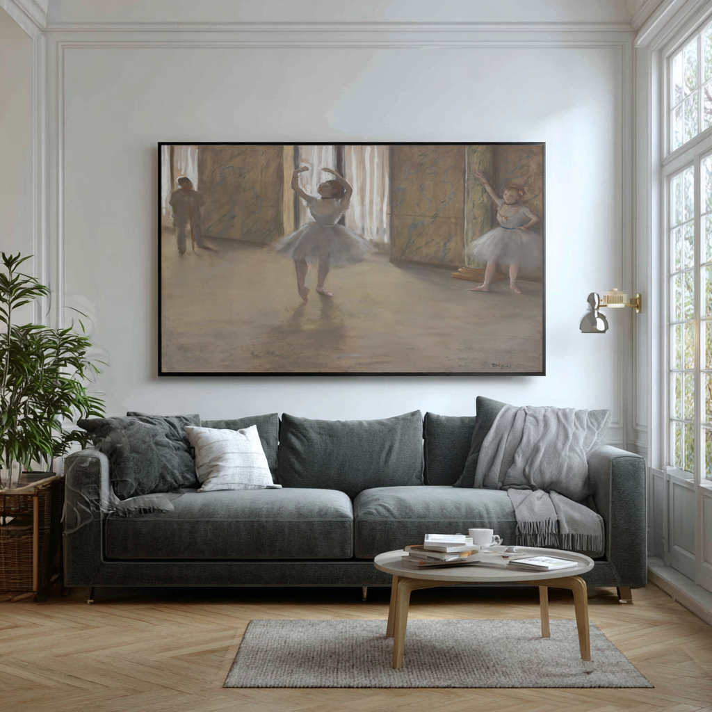 La Classe de Danse - Edgar Degas - Toile premium 430g (qualité galerie)