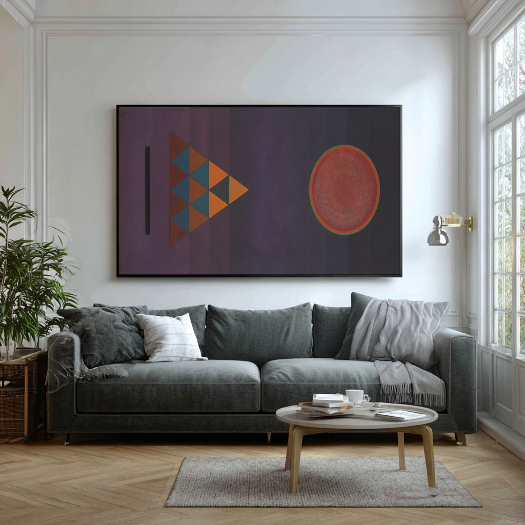 Conclusion - Wassily Kandinsky - Premium Canvas 430g (Gallery Quality)