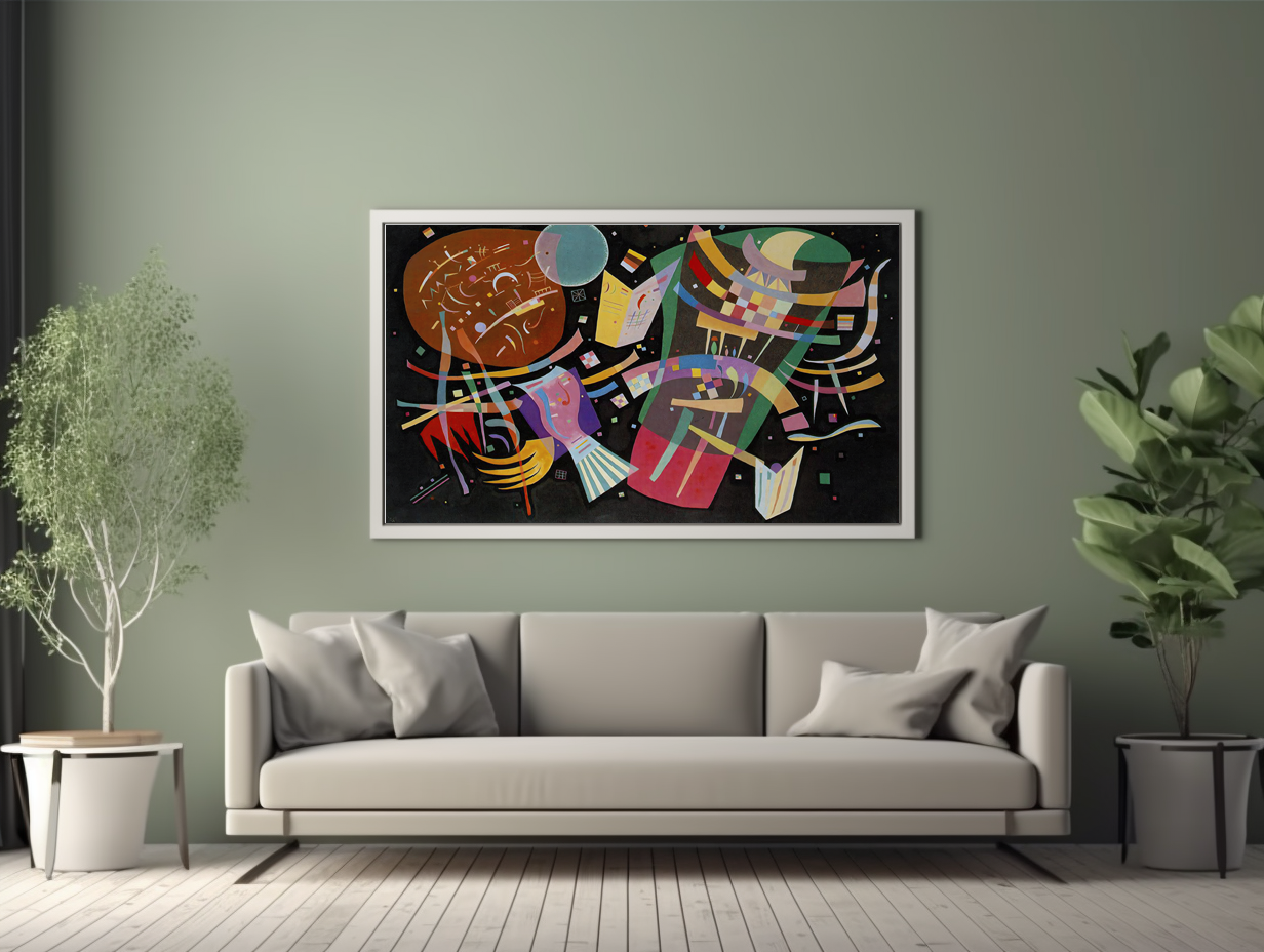 Composition X - Wassily Kandinsky - Toile premium 430g (qualité galerie)