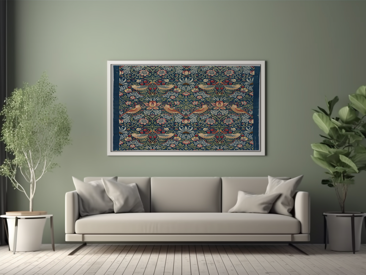 The Strawberry Thief - William Morris - Premium Canvas 430g (gallery quality)