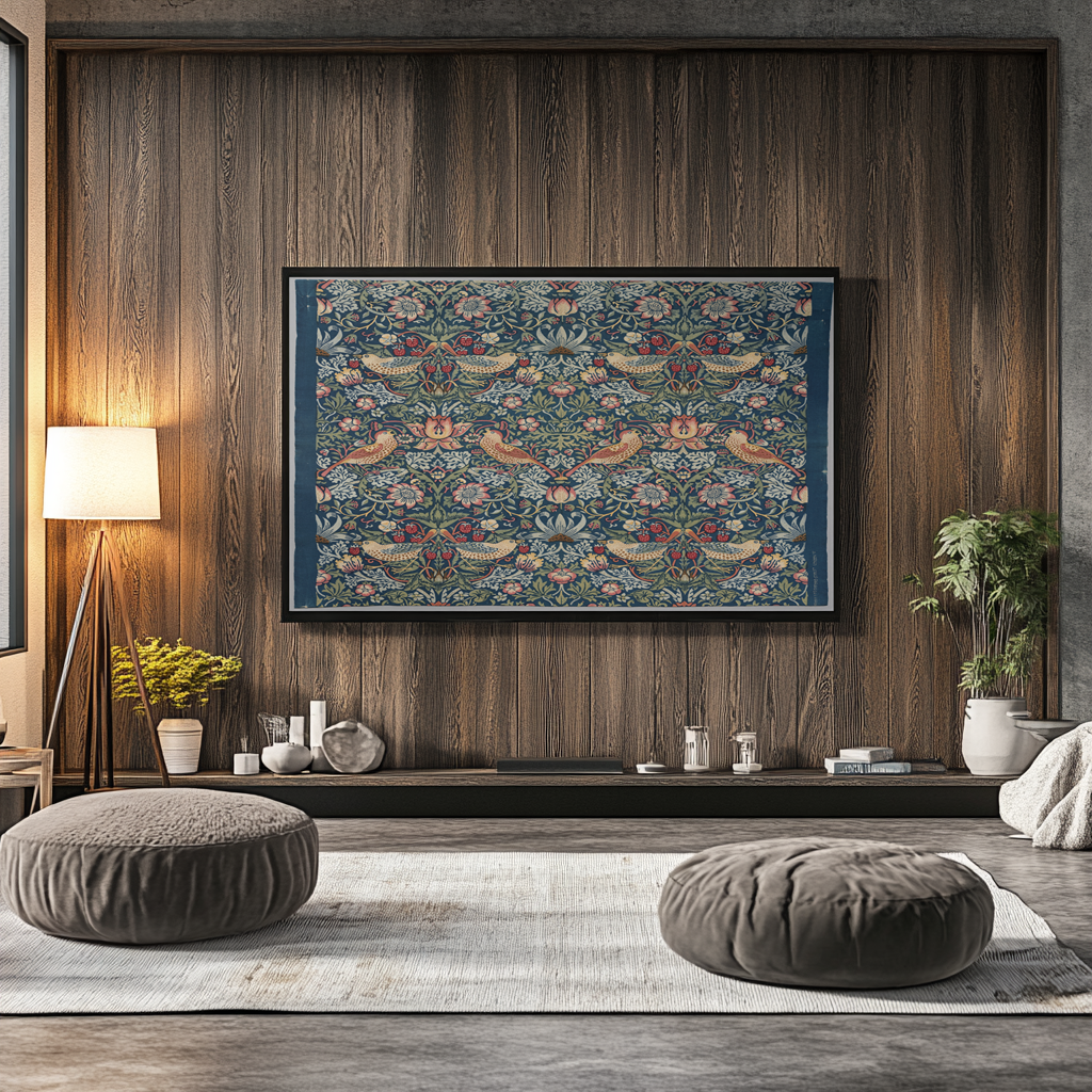 Le voleur de fraises - William Morris - Toile premium 430g (qualité galerie)