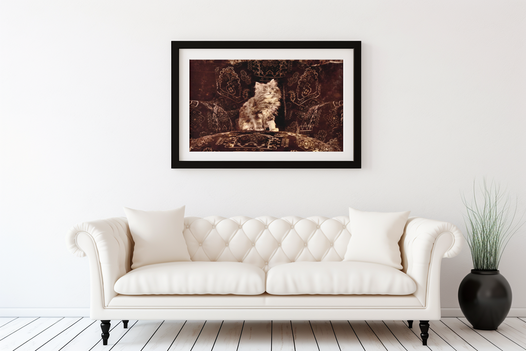 Chat - Paul Klee - Toile premium 430g (qualité galerie)