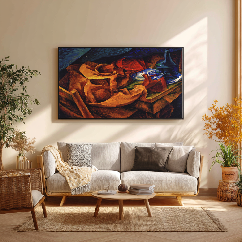 Le buveur - Umberto Boccioni - Toile premium 430g (qualité galerie)