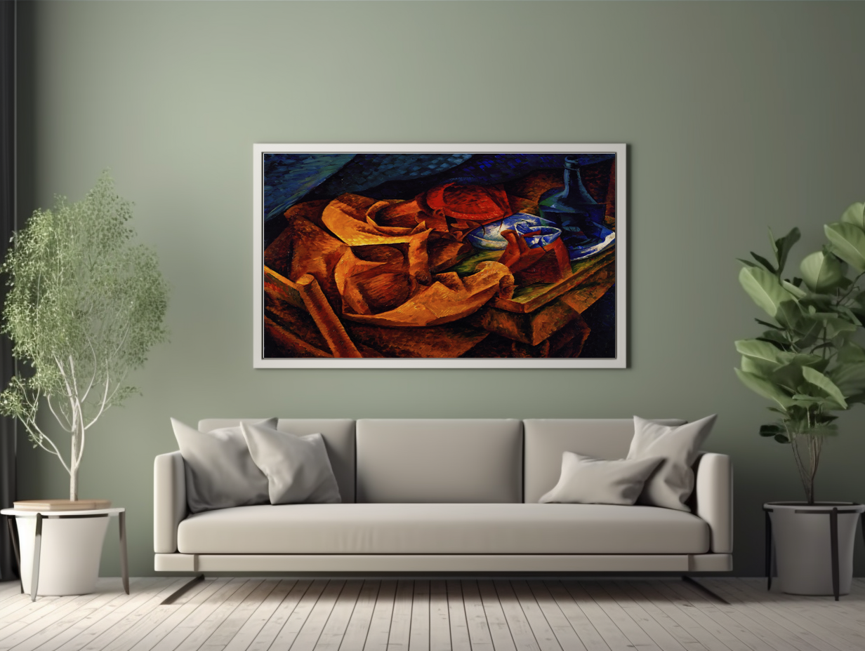 Le buveur - Umberto Boccioni - Toile premium 430g (qualité galerie)